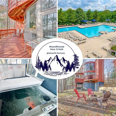 Unique Roundhouse: Hot Tub-Game Room-Firepit&More! Bushkill Buitenkant foto